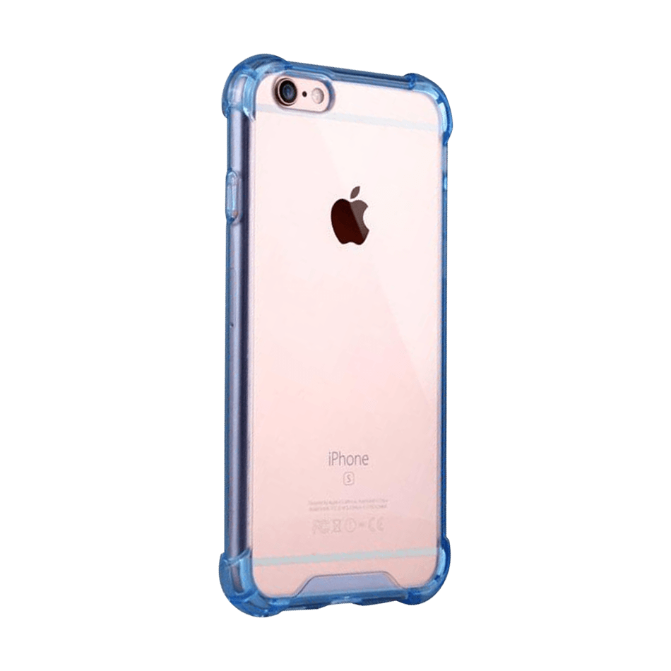 Estuche proteccion el rey hard case reforzado apple iphone 6 plus color azul