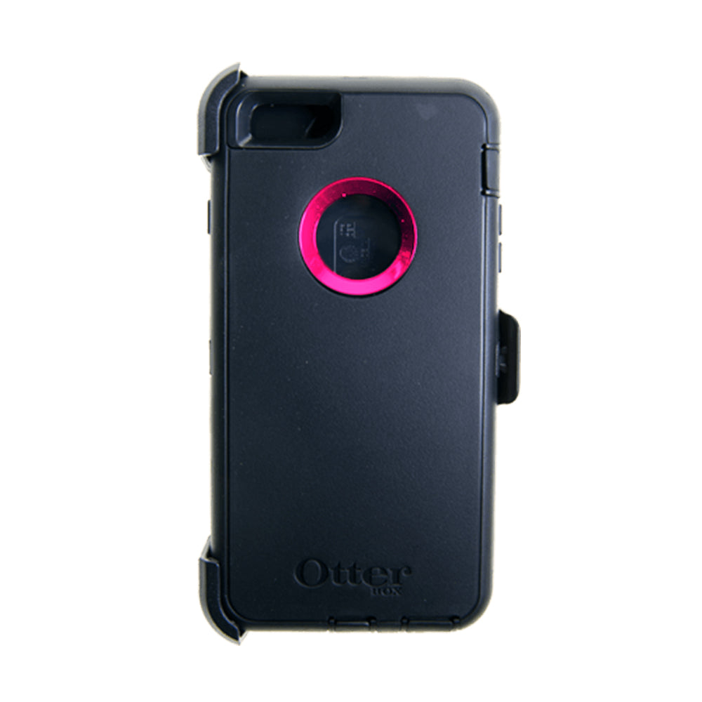 estuches proteccion otterbox defender apple iphone 6 plus color negro / rosado