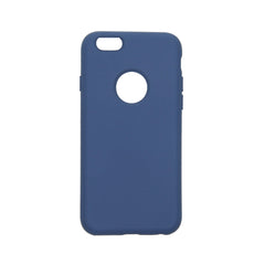 Estuche de silicona azul celeste para iPhone 6 Plus, diseño ergonómico y duradero.