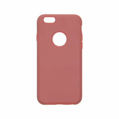 estuche de silicona rosa para iPhone 6 Plus de El Rey Silicon