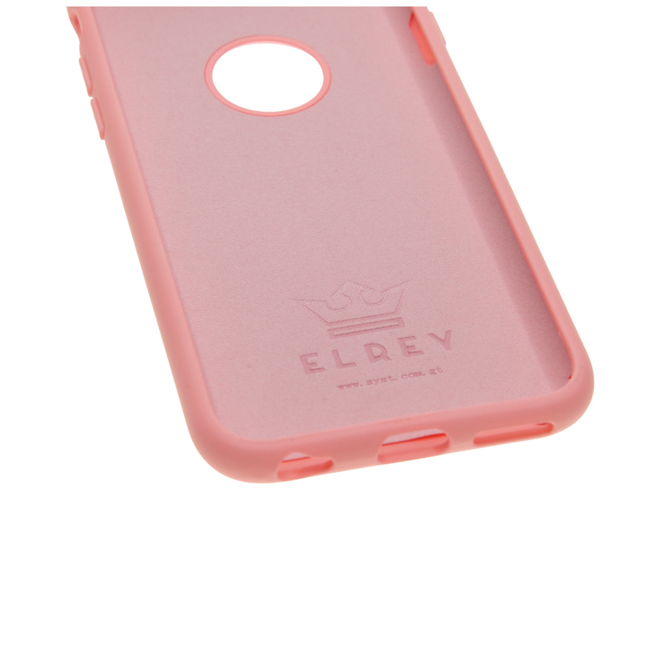 Estuches Silicon El Rey Silicon Apple Iphone 6 Plus Color Rosado