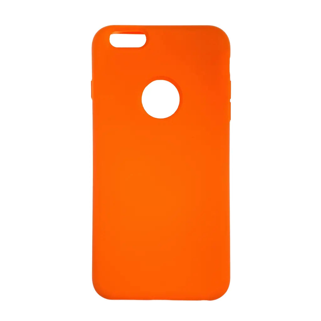 Naranja estuche silicona iPhone 6 Plus El Rey Silicon, protección y estilo.