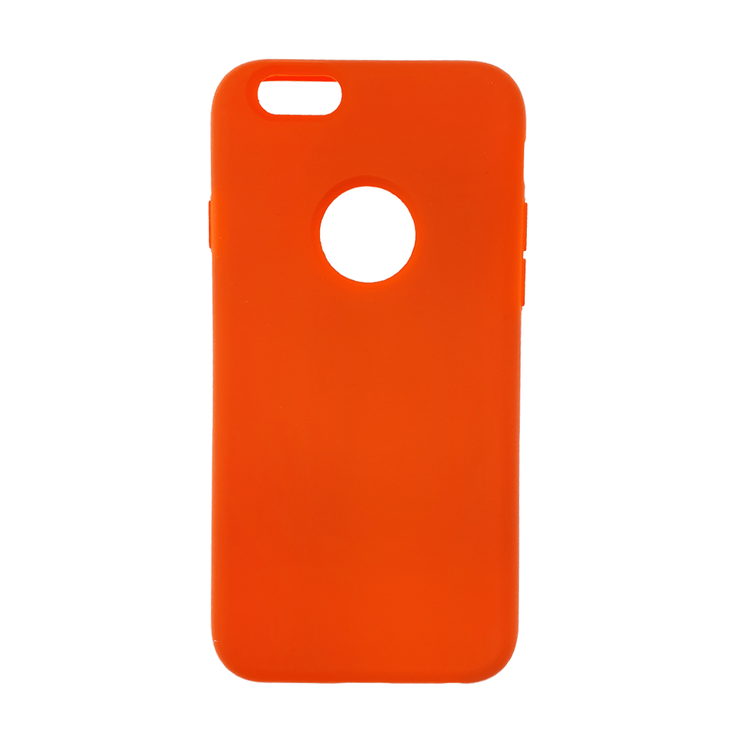 Estuches Silicon El Rey Silicon Apple Iphone 6 Color Naranja - MUNDO ACCESORIOS (B2C)