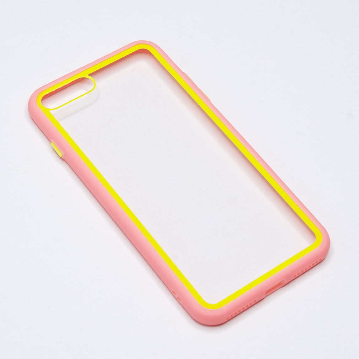 Estuches Transparente El Rey Apple Iphone 7 ,  Iphone 8 Color Rosado / Transparente