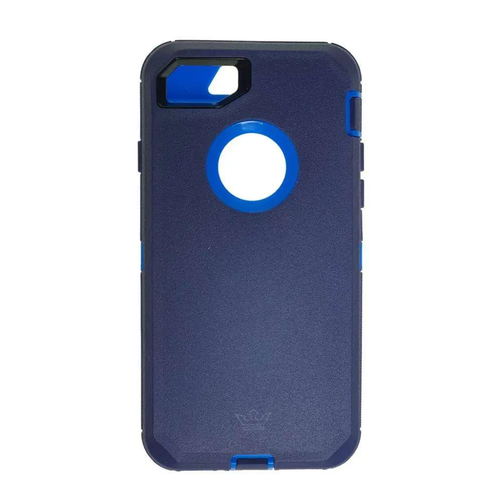 estuche rígido azul para iPhone 7, iPhone 8, iPhone SE, protección El Rey