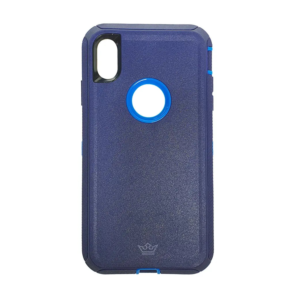 estuche proteccion el rey defender apple iphone xs max color azul  Shop name