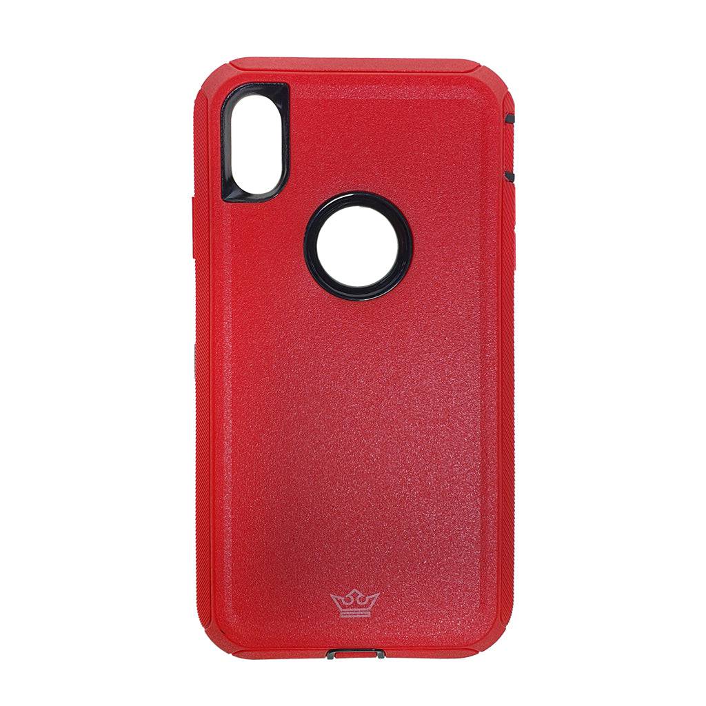 Estuches Proteccion El Rey Defender Apple Iphone Xs Max Color Rojo - MUNDO ACCESORIOS (B2C)