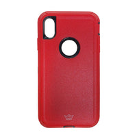 Estuches Proteccion El Rey Defender Apple Iphone Xs Max Color Rojo - MUNDO ACCESORIOS (B2C)