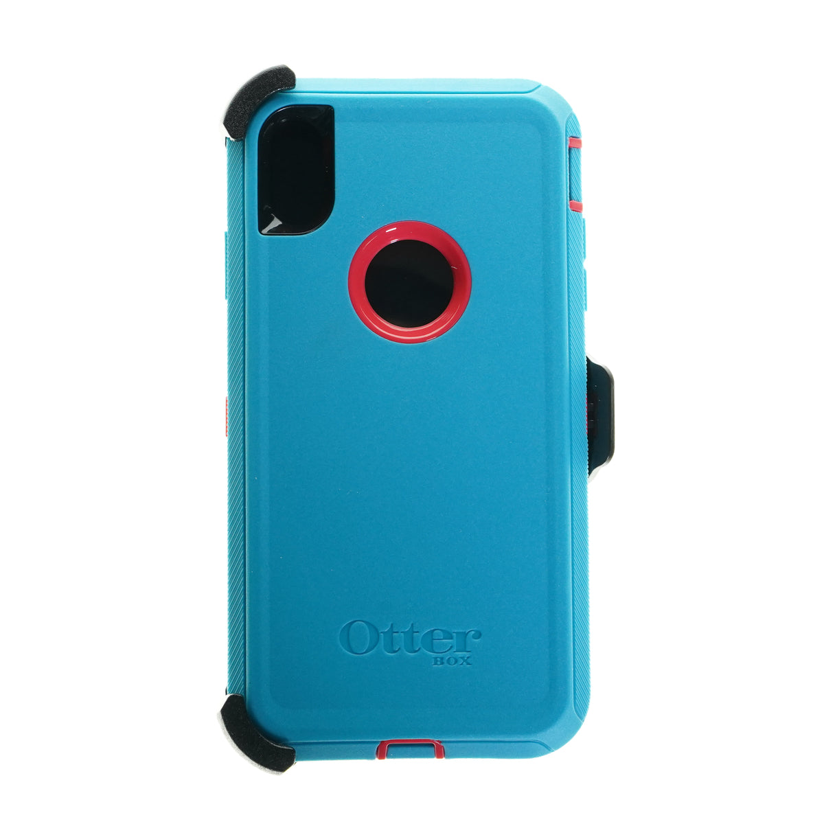 estuches proteccion otterbox defender apple iphone xs max color turquesa / rosado
