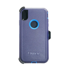 Estuche de protección OtterBox Defender azul para iPhone XS Max.