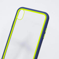 estuche transparente el rey apple iphone xs max color azul / transparente  Shop name