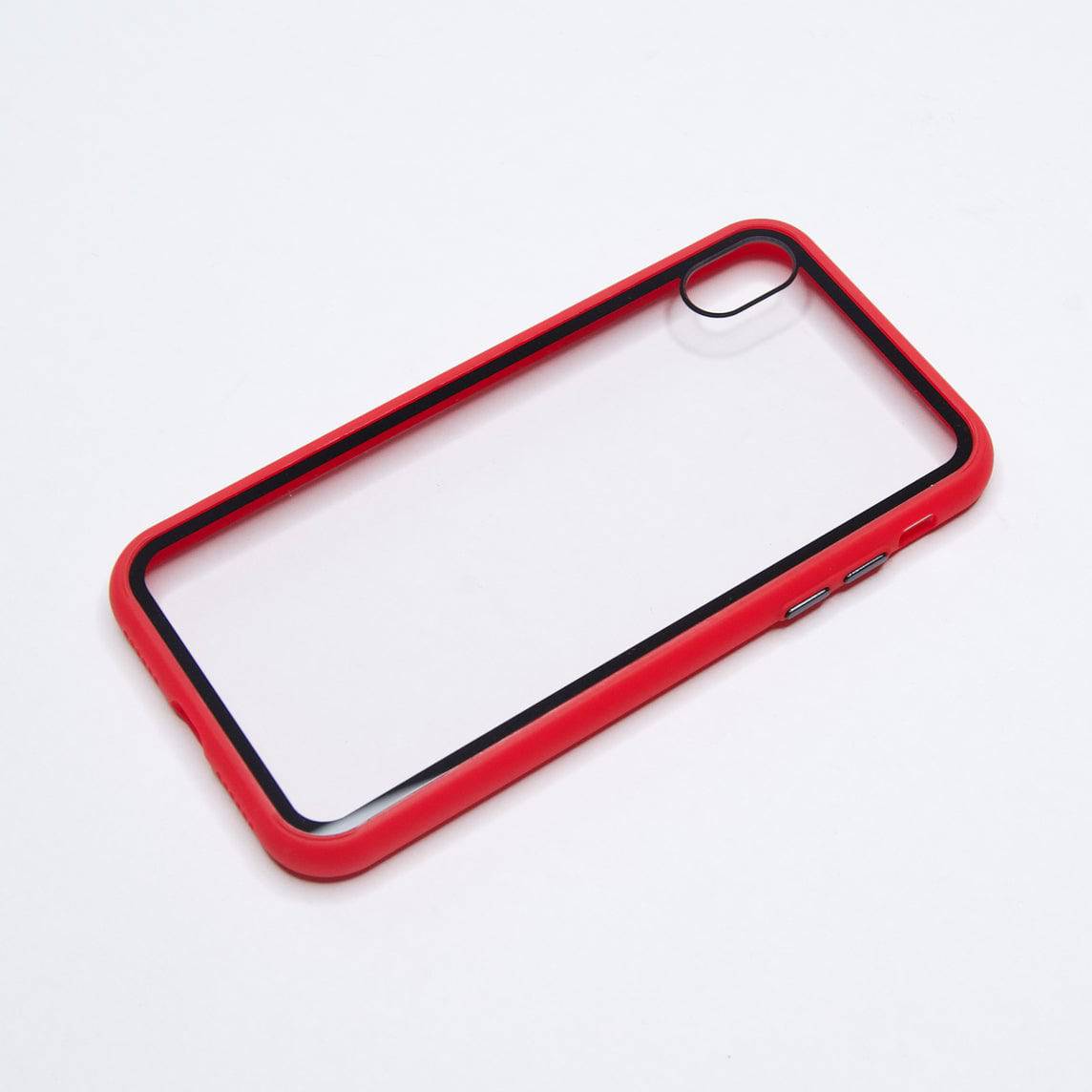 Estuches Transparente El Rey Apple Iphone Xs Max Color Rojo / Transparente - MUNDO ACCESORIOS (B2C)