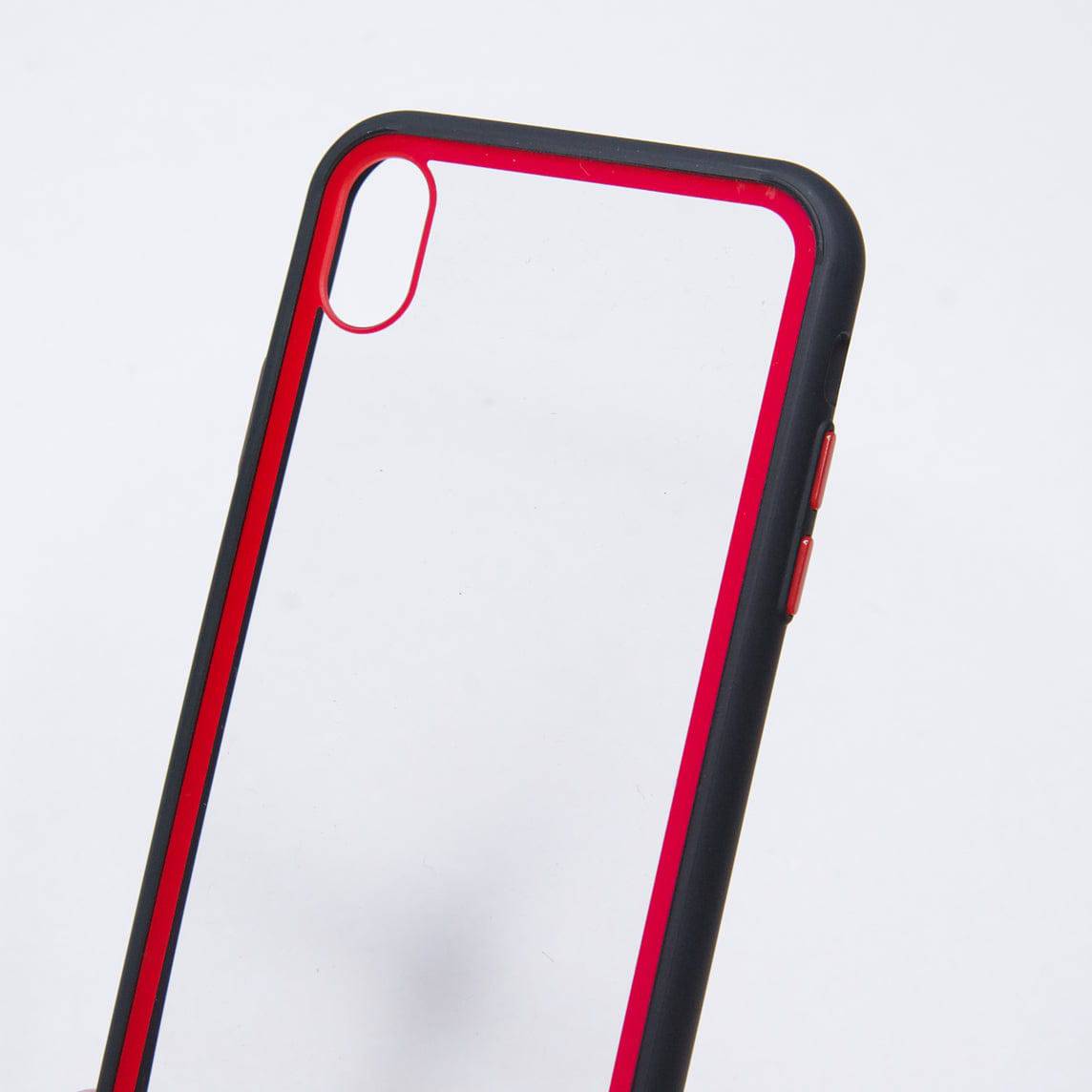 Estuches Transparente El Rey Apple Iphone Xs Max Color Negro / Transparente - MUNDO ACCESORIOS (B2C)