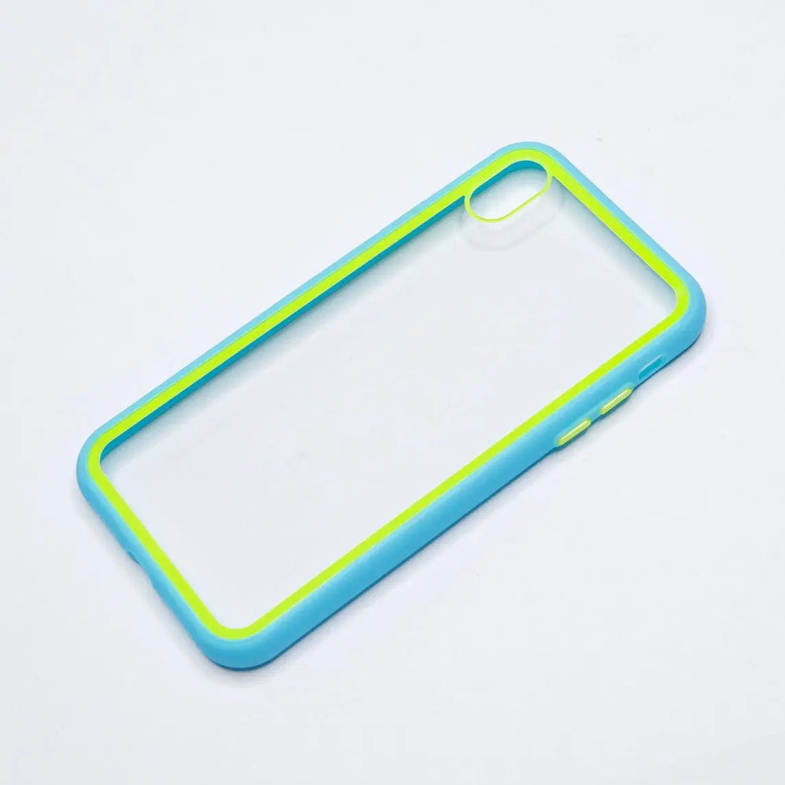 estuche transparente el rey apple iphone xs max color celeste / transparente  Shop name