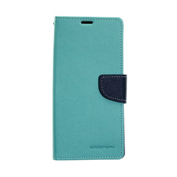 Estuches Carteras Goospery Fancy Diary Apple Iphone X Color Turquesa /Azul Marino - MUNDO ACCESORIOS (B2C)