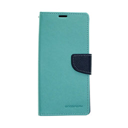 estuche carteras goospery fancy diary apple iphone x color turquesa /azul marino Product vendor