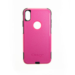 Estuches Clasico Otterbox Commuter Apple Iphone Xs Max Color Rosado / Negro - MUNDO ACCESORIOS (B2C)