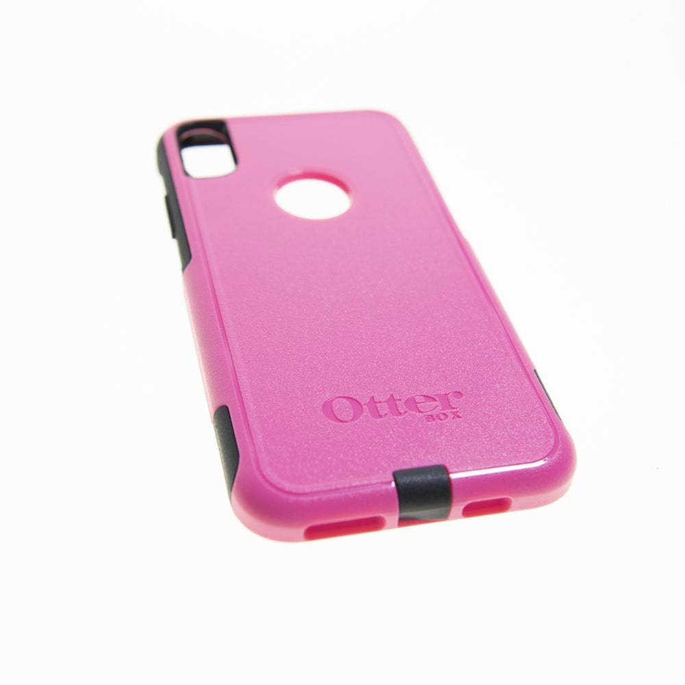 Estuches Clasico Otterbox Commuter Apple Iphone Xs Max Color Rosado / Negro - MUNDO ACCESORIOS (B2C)