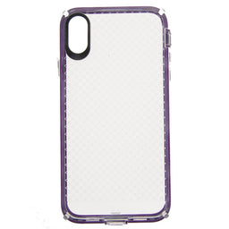 estuches proteccion el rey anigma caidas de 2 10 mts apple iphone xs max color morado / transparente - MUNDO ACCESORIOS (B2C)