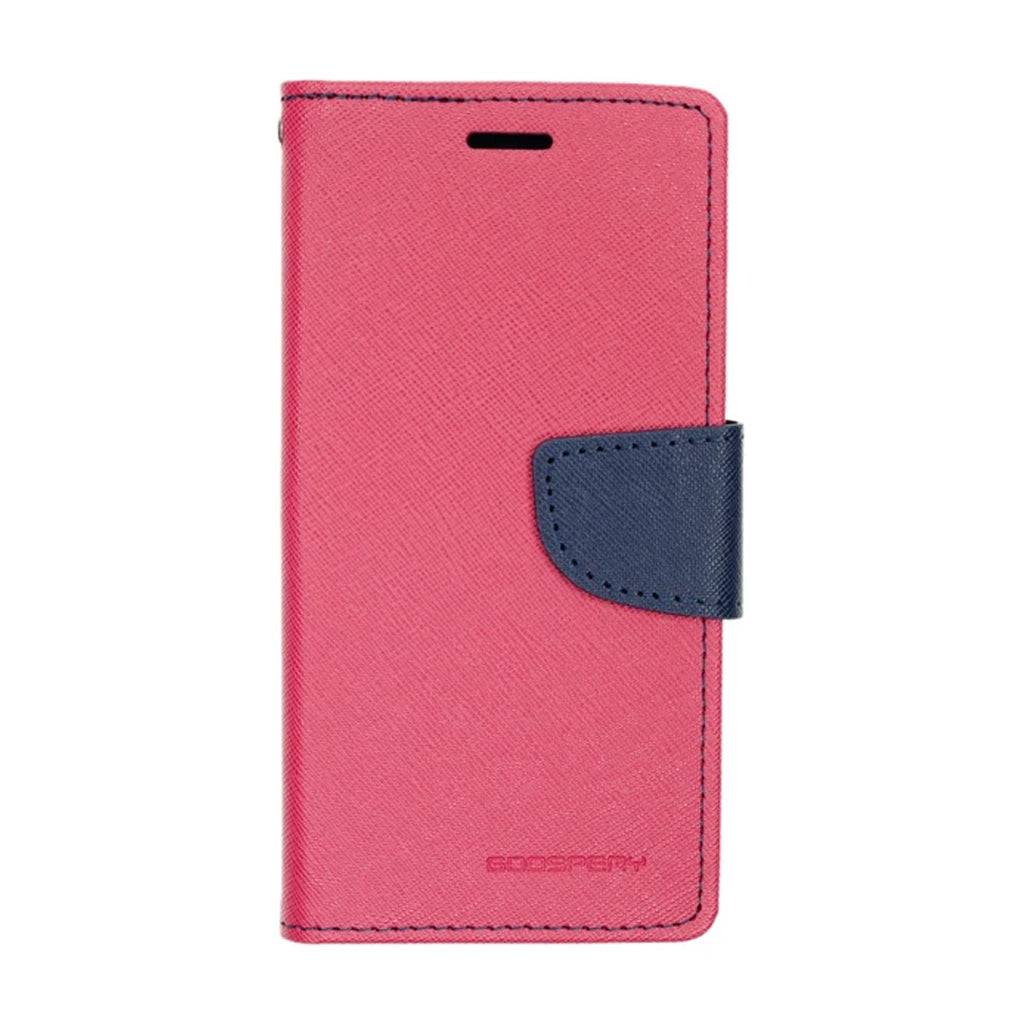 Estuches Carteras Goospery Fancy Diary Apple Iphone Xs Max Color Rosado / Azul Marino - MUNDO ACCESORIOS (B2C)