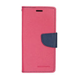 estuche carteras Goospery Fancy Diary para iPhone XS Max color rosa y azul marino