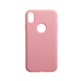 Estuche silicon el rey silicon apple iphone xs color rosado