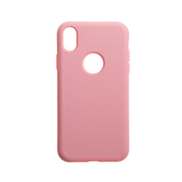 Estuches Silicon El Rey Silicon Apple Iphone Xs Color Rosado - MUNDO ACCESORIOS