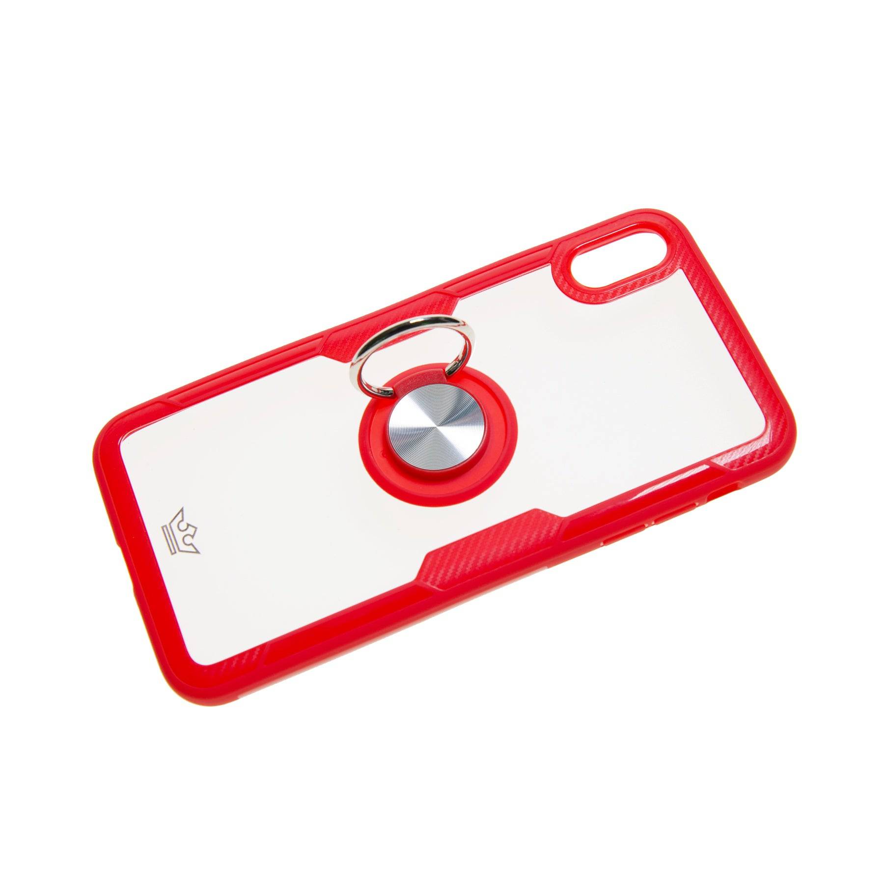 Estuche El Rey Clip Iphone Xmax Color Rojo - MUNDO ACCESORIOS (B2C)