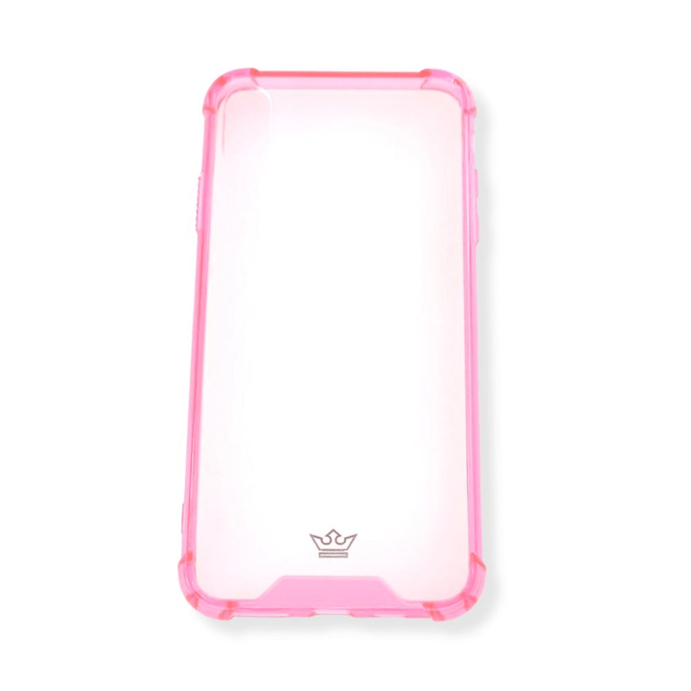 Estuches Proteccion El Rey Hard Case Reforzado Apple Iphone Xs Max Color Rosado - MUNDO ACCESORIOS (B2C)