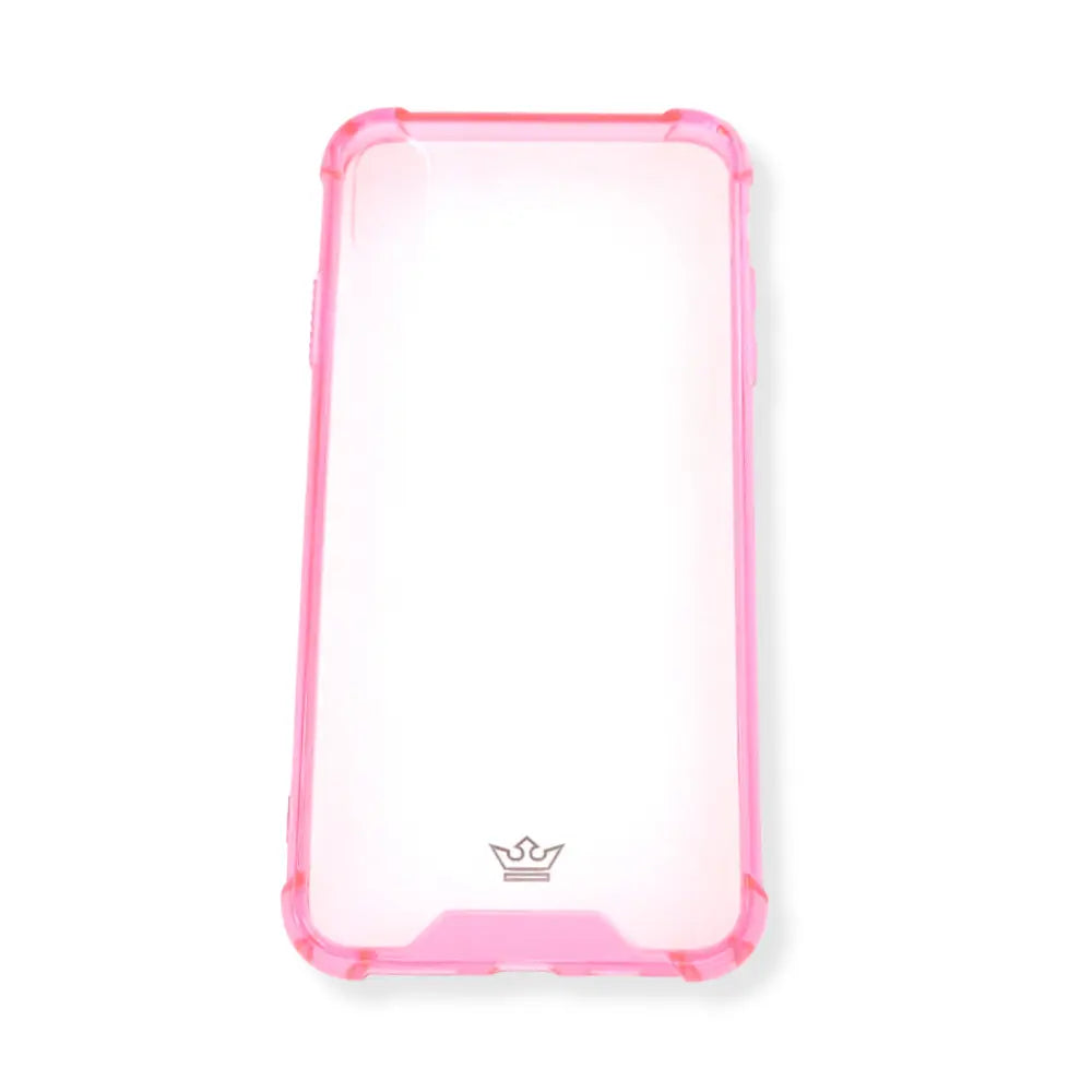 estuche proteccion el rey hard case reforzado color rosado para apple iphone xs max