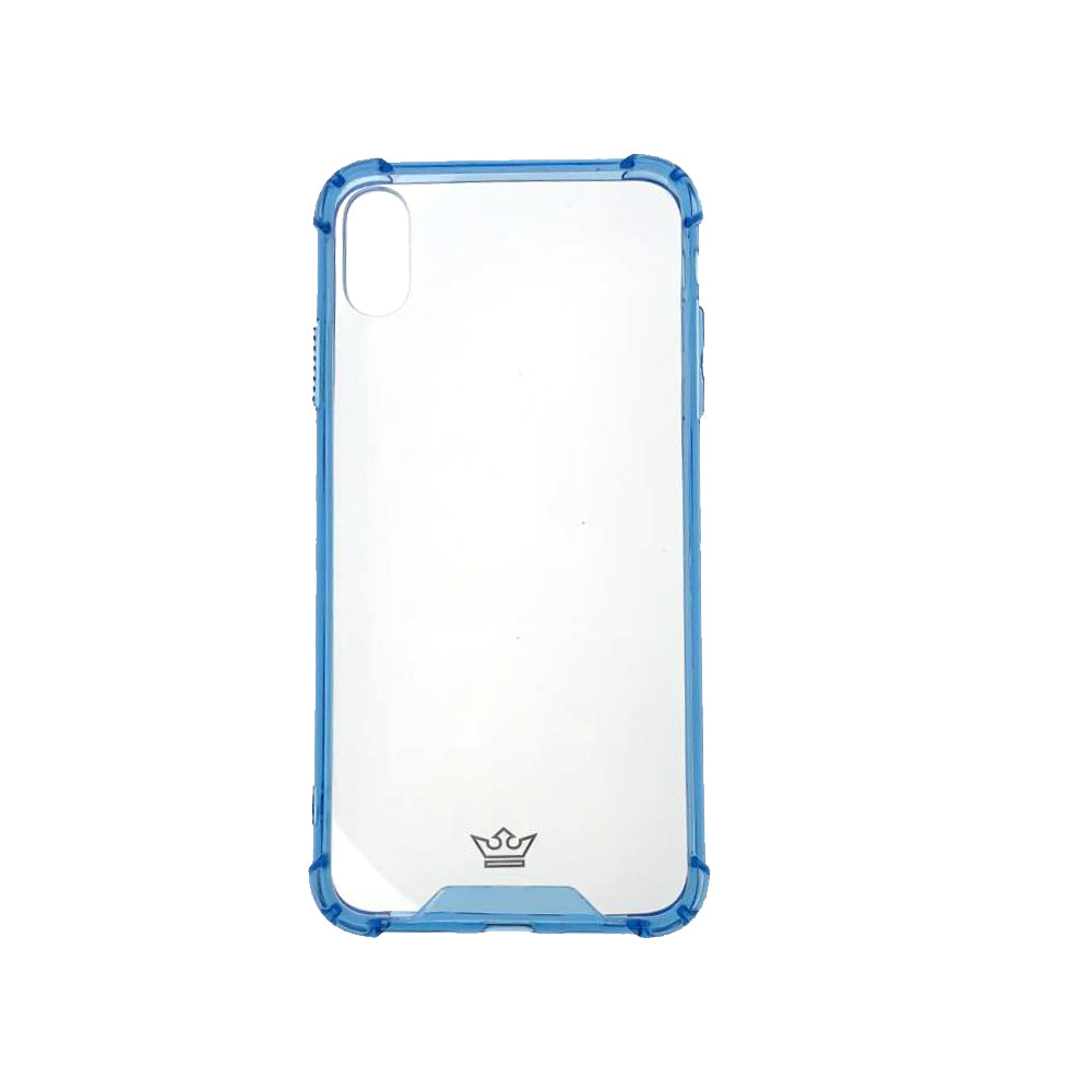 estuches proteccion el rey hard case reforzado apple iphone xs max color azul