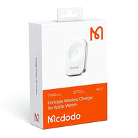 Cargador Mcdodo Inalambrico Portable Wirelesfor Apple Watch Color Blanco