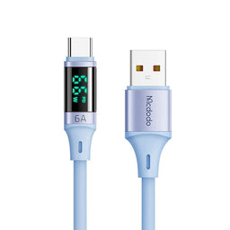 Cable mcdodo adaptador usb a lightning 1.2m pd digital hd azul - MUNDO ACCESORIOS (B2C)