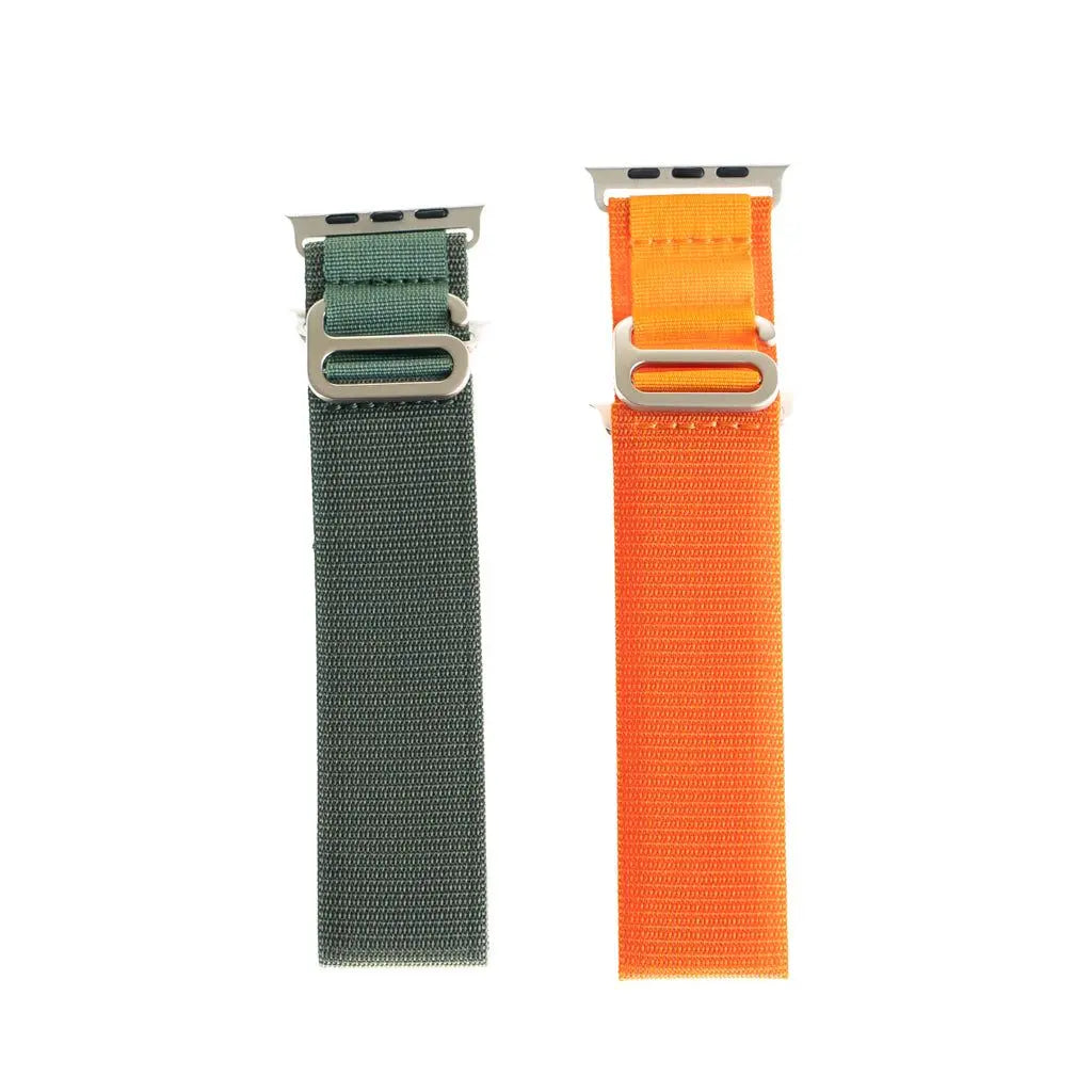 Accesorio El Rey Pulsera Alpine Bucle Pack 2 Unidades Apple Watch 38 / 40 / 41 Mm Verde / Naranja  Shop name