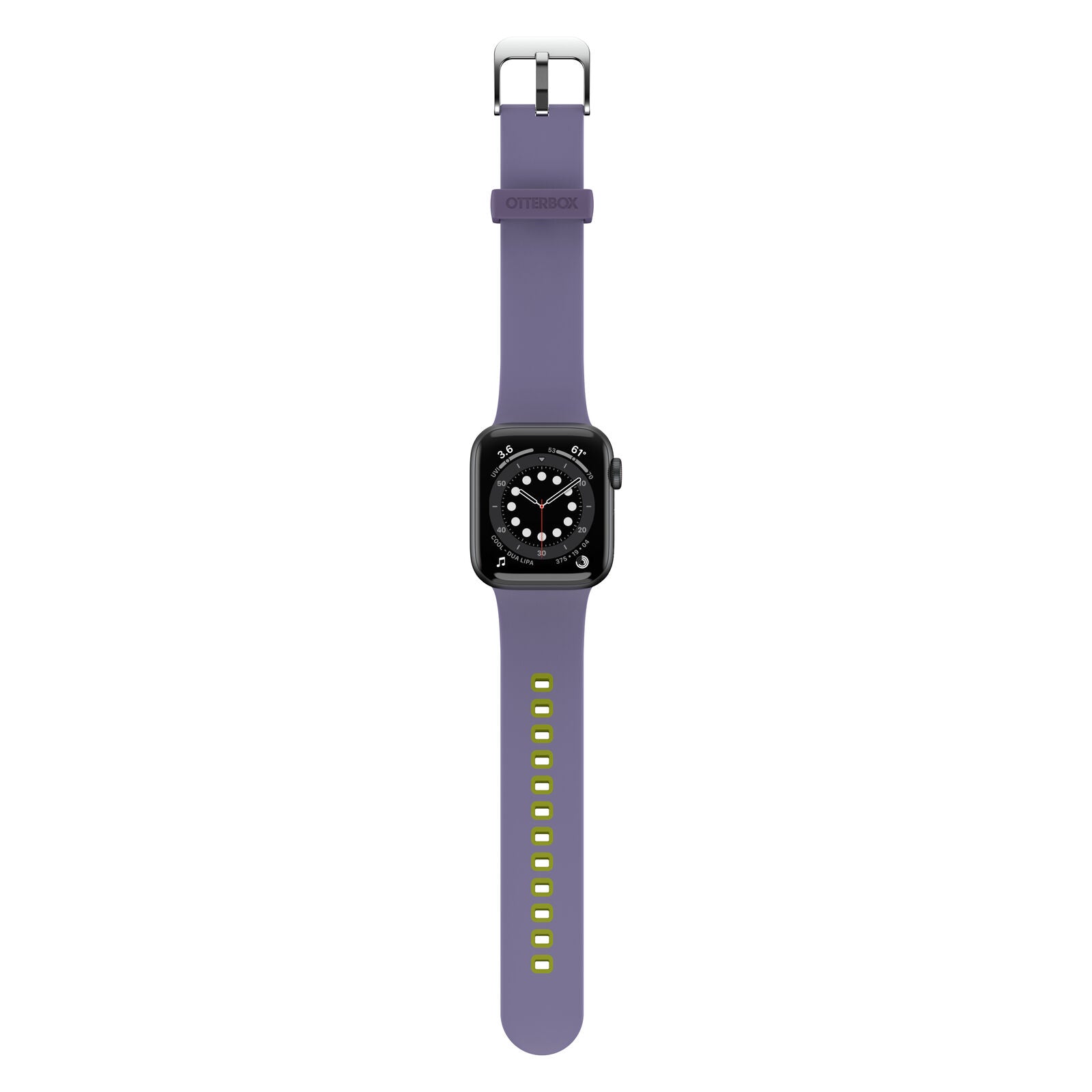 Accesorio otterbox pulsera silicon all day band apple watch 38 / 40 / 41 mm color lila / verde limon - MUNDO ACCESORIOS (B2C)