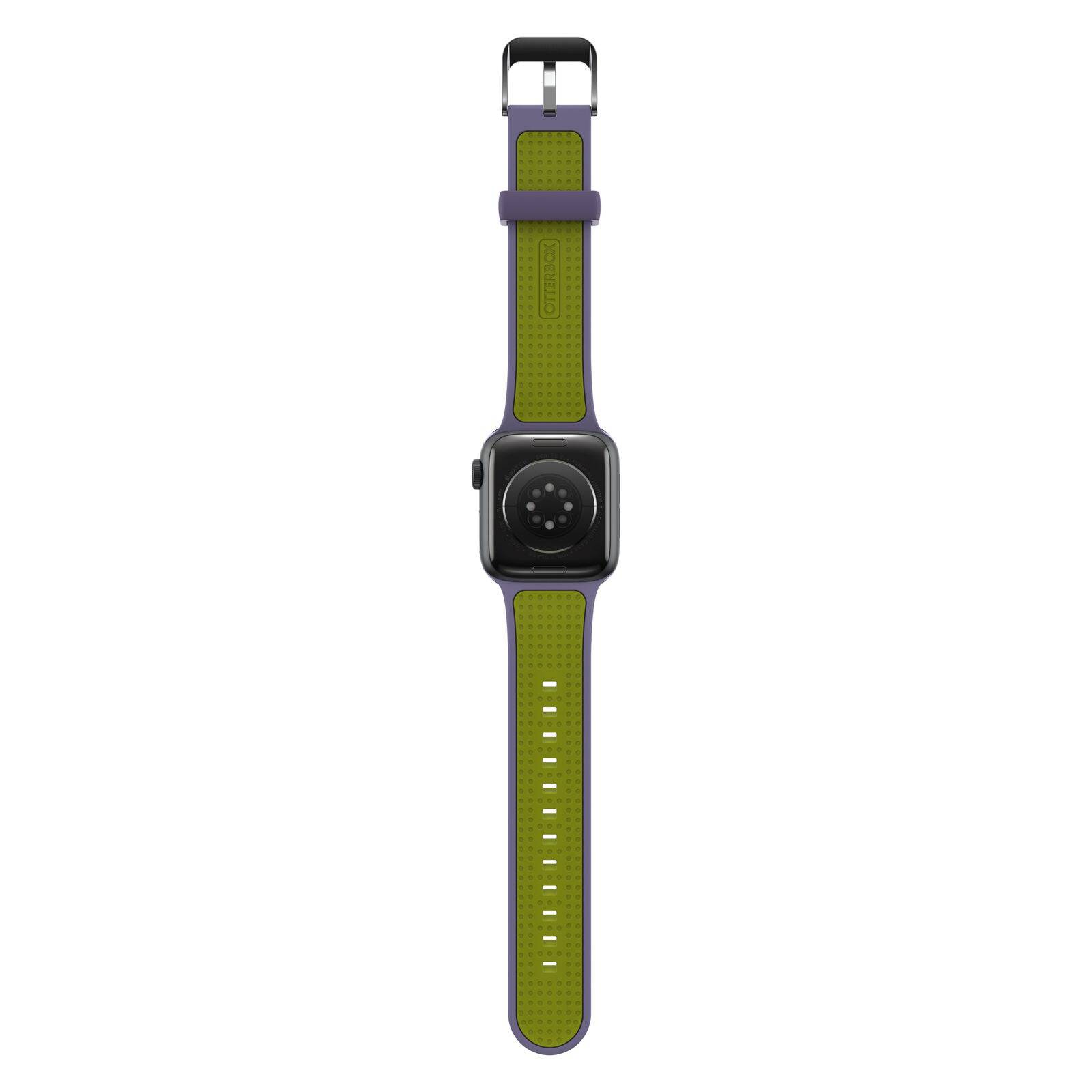 Accesorio otterbox pulsera silicon all day band apple watch 38 / 40 / 41 mm color lila / verde limon - MUNDO ACCESORIOS (B2C)