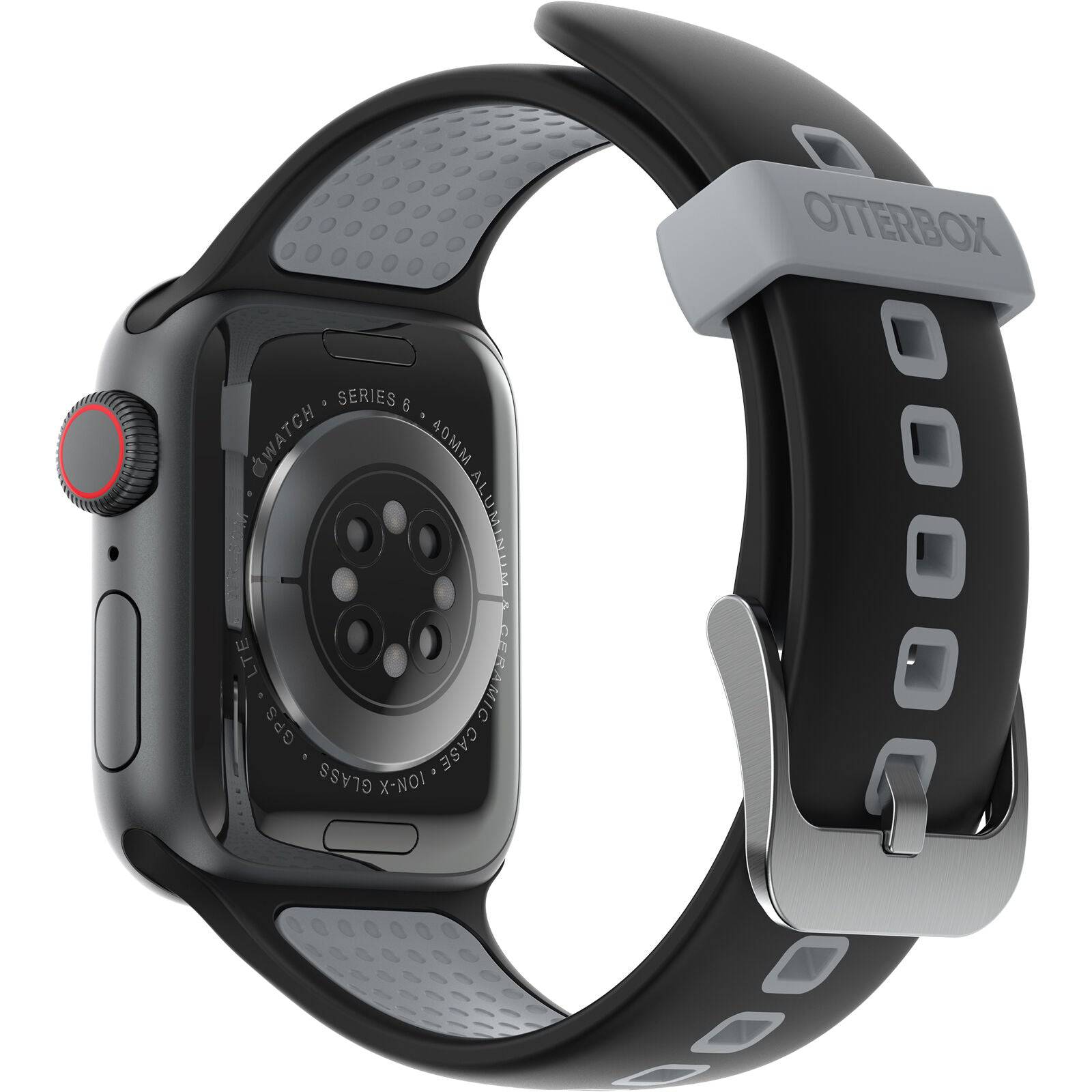 Accesorio Otterbox Pulsera Silicon All Day Band Apple Watch 38 / 40 / 41 Mm Color Negro / Gris - MUNDO ACCESORIOS (B2C)