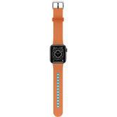 Accesorio otterbox pulsera silicon all day band apple watch 38 / 40 / 41 mm color naranja / turquesa