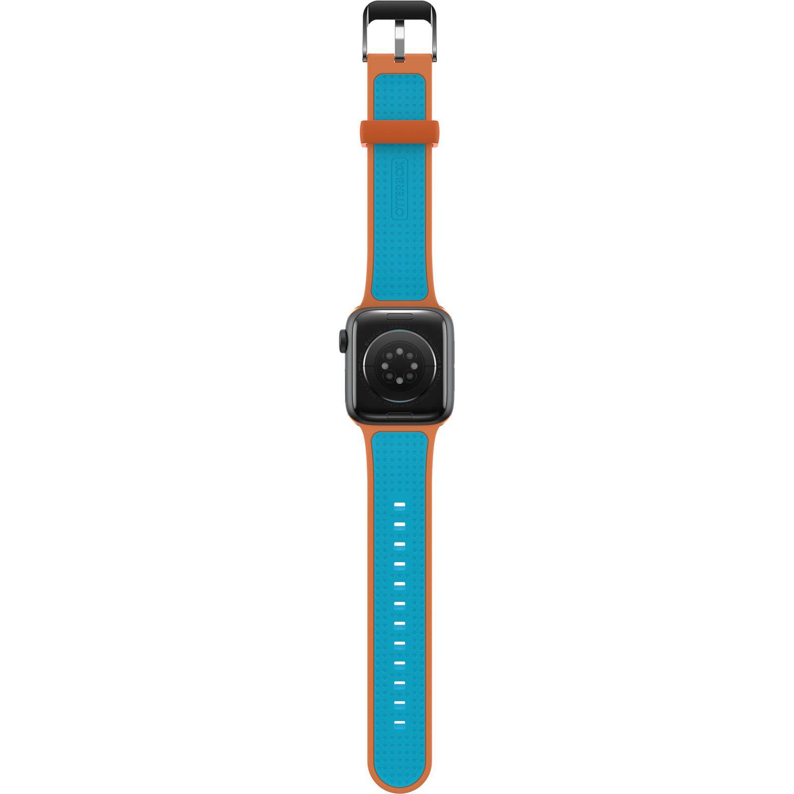 Accesorio Otterbox Pulsera Silicon All Day Band Apple Watch 38 / 40 / 41 Mm Color Naranja / Turquesa - MUNDO ACCESORIOS (B2C)