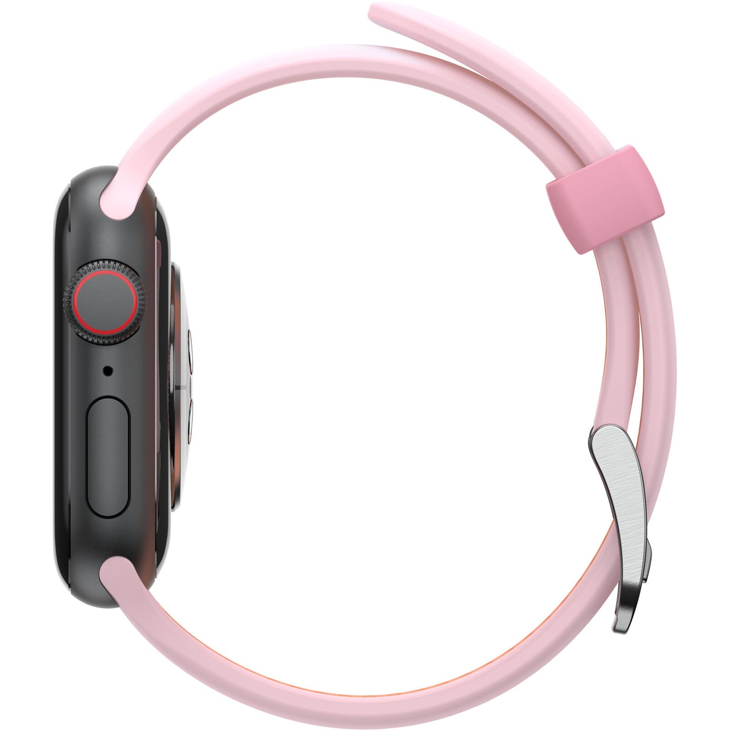 Accesorio otterbox pulsera silicon all day band apple watch 38 / 40 / 41 mm color rosado / melon