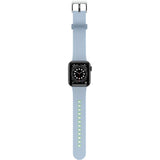 Pulsera silicona OtterBox para Apple Watch 38/40/41 mm en color celeste/verde claro.