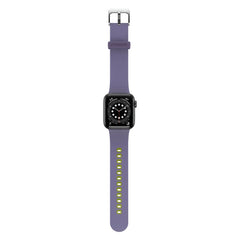 Pulsera de silicona Otterbox lila y verde para Apple Watch 42/44/45 mm.