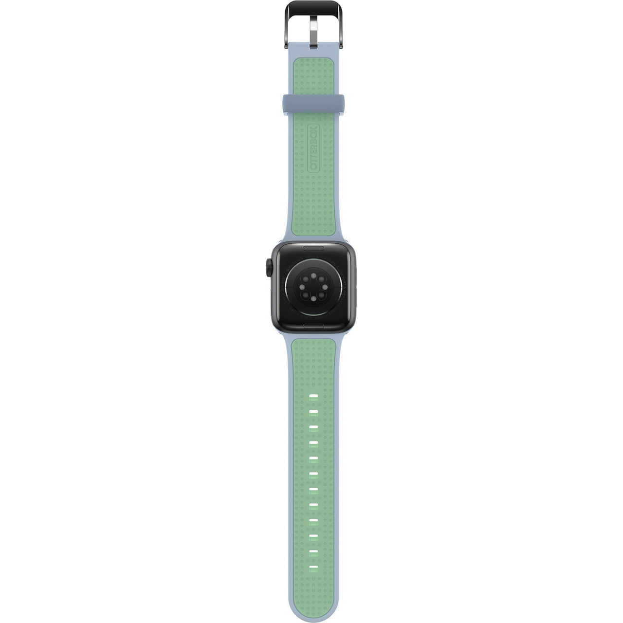 Accesorio Otterbox Pulsera Silicon All Day Band Apple Watch 42 / 44 / 45 Mm Color Celeste / Verde Claro