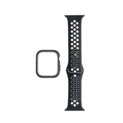 Pulsera Nike negra/gris de 41 mm con bumper protector.