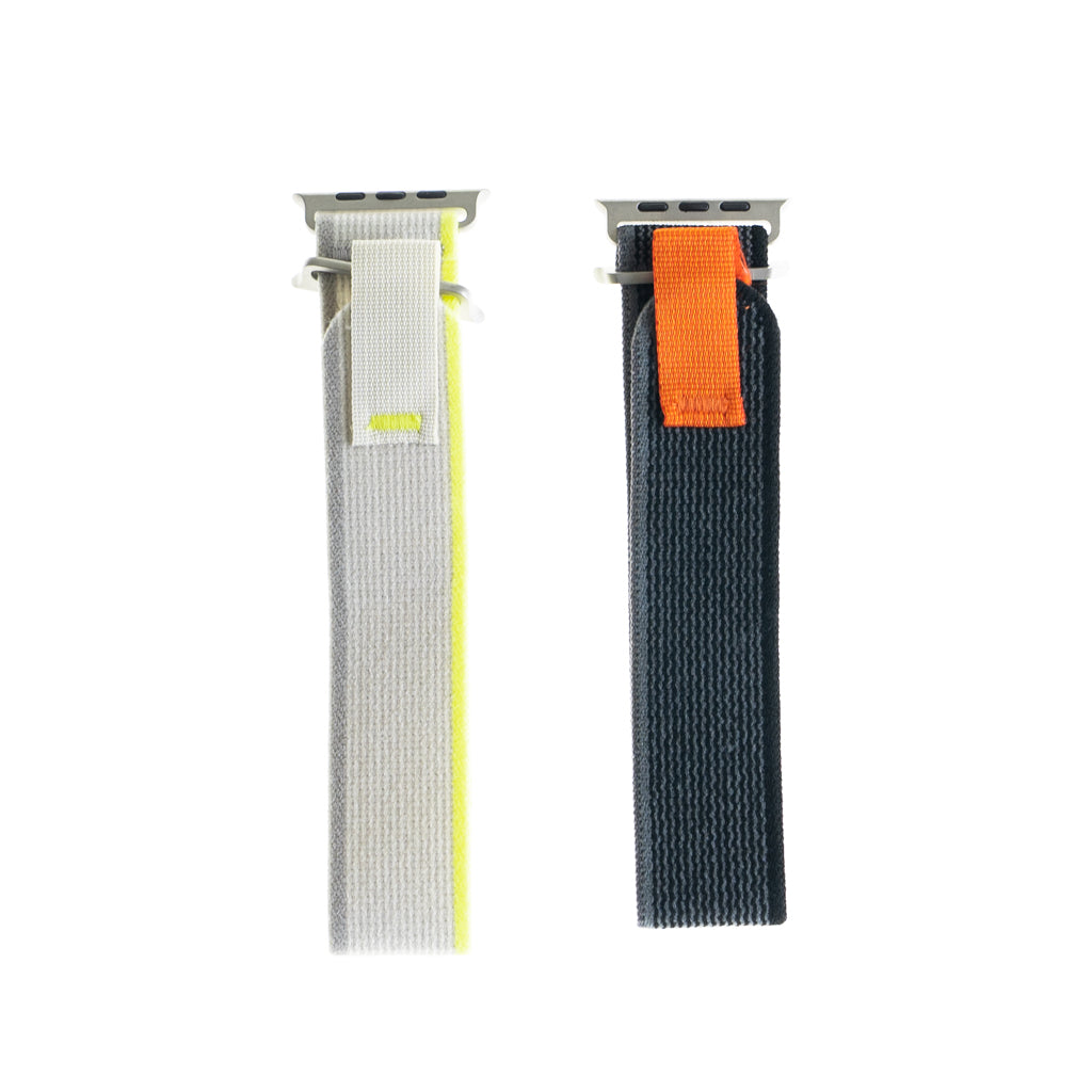 Accesorio el rey pulsera trail loop pack 2 unidades 38 / 40 / 41 mm negro / naranja y gris / verde