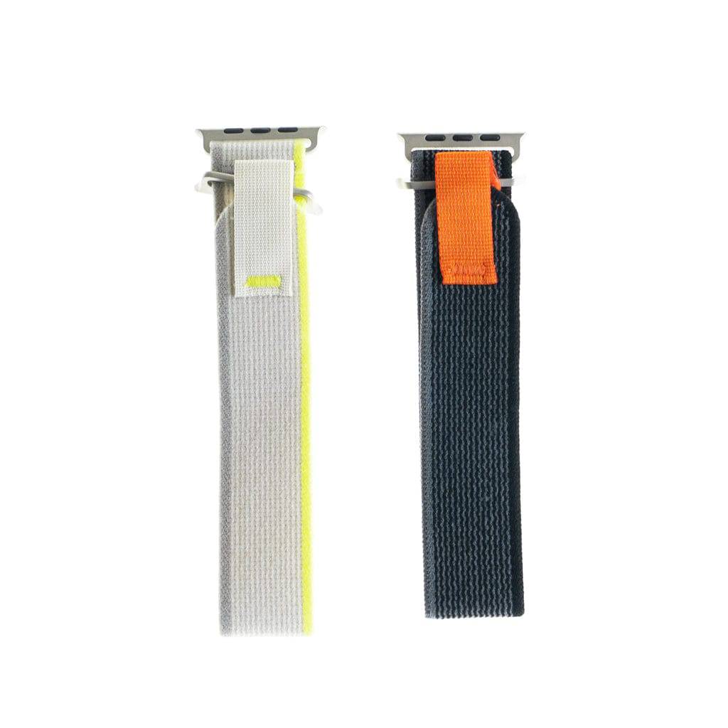 Accesorio El Rey Pulsera Trail Loop Pack 2 Unidades 38 / 40 / 41 Mm Negro / Naranja Y Gris / Verde - MUNDO ACCESORIOS (B2C)