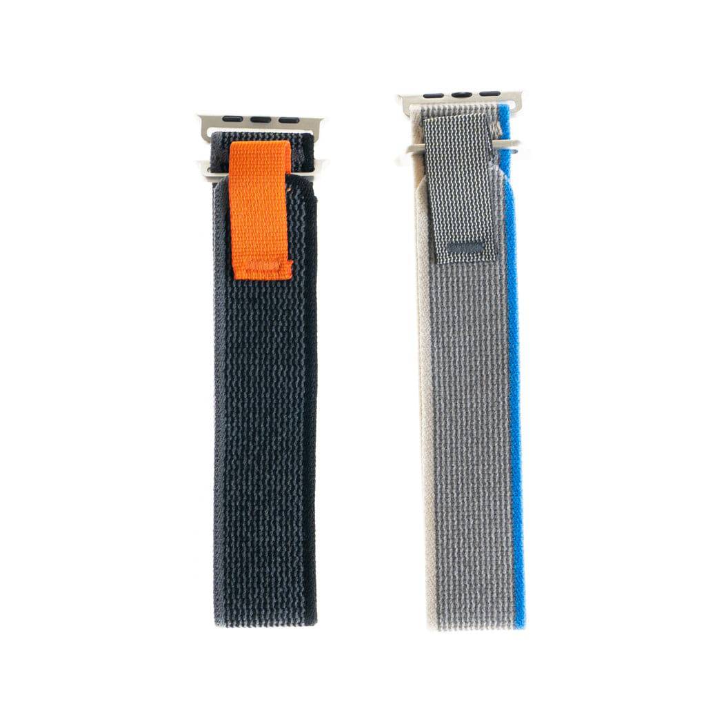 Accesorio el rey pulsera trail loop pack 2 unidades 38 / 40 / 41 mm gris / azul y negro / naranja - MUNDO ACCESORIOS (B2C)