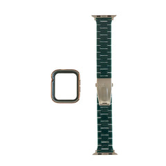 Accesorio generico pulsera con bumper de diamantes apple watch 42 mm color verde marfil  Shop name