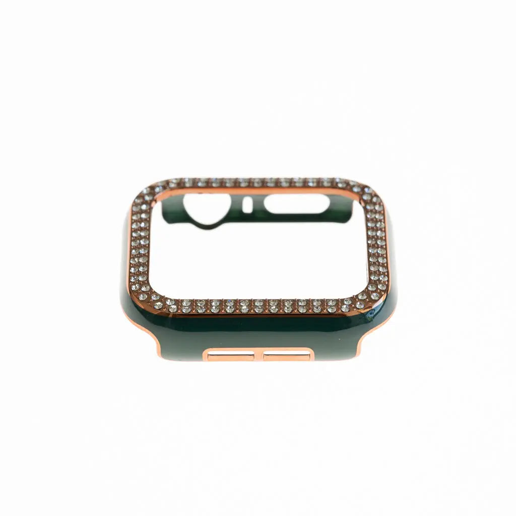 Accesorio generico pulsera con bumper de diamantes apple watch 42 mm color verde marfil  Shop name