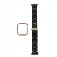 Thumbnail for Accesorio Generico Pulsera Con Bumper De Diamantes Apple Watch 42 Mm Color Negro